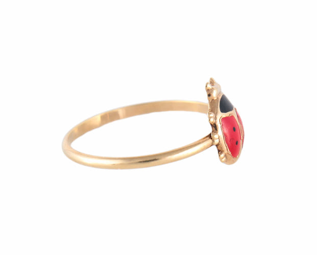 Bague 48 Bague Coccinelle en or jaune 18 carats 58 Facettes BO/220049 RIV