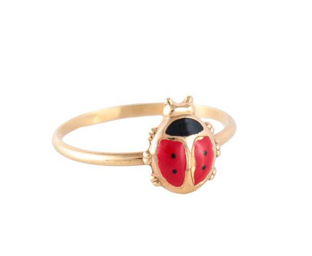 Bague 48 Bague Coccinelle en or jaune 18 carats 58 Facettes BO/220049 RIV