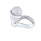 Bague 53 de Grisogono - Bague Tourbillon pavée en or blanc et diamants 58 Facettes BO/220112 NSS