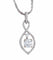 Collier Collier pendentif arabesques pavé de diamants en or blanc 18k 58 Facettes BO/220106