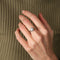 Bague 55 Bague solitaire en or blanc 18 carats et diamant 0,50 ct 58 Facettes BO/220063-64 RIV