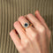 Bague 51 Bague Fleur en or jaune 18 carats et saphir, diamants 58 Facettes BO/220141
