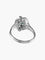 Bague 59 Bague "Étreinte" en or blanc et diamants avec saphir ovale 58 Facettes 24921