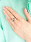 Bague 54 Bague moderne pavée en or jaune 18 carats et rubis diamants 58 Facettes BO/130068