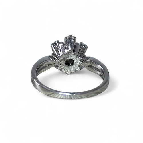 Bague 49 Bague marguerite rubis et diamants en or 18 carats 58 Facettes 229
