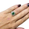 Bague 53 Bague dôme en or 18 carats avec émeraude et diamants 58 Facettes 287