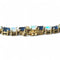 Bracelet Bracelet en or 18 carats serti de saphirs et opales 58 Facettes 344
