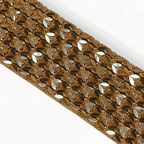 Bracelet Bracelet manchette vintage à maille fleurie souple 58 Facettes REF24083-246