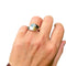 Bague 53 Bague toi et moi tourmalines taille trillion en or jaune 18 carats 58 Facettes 217