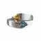 Bague 53 Bague toi et moi tourmalines taille trillion en or jaune 18 carats 58 Facettes 217