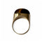 Bague 52 Bague œil de tigre en or jaune 18 carats 58 Facettes 347