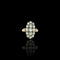 Bracelet Bracelet jonc fin XIXe siècle en or jaune 18k et perles 58 Facettes