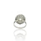 Bague 53 Bague Art déco inspirée en platine et diamants 58 Facettes
