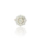 Bague 52 Bague cluster en or blanc et jaune 18k et diamants 58 Facettes