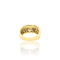 Bague 55 Bague en or jaune 18k avec dégradé de diamants 58 Facettes