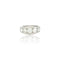 Bague 56 Bague vintage 1940 en or blanc 18k et diamants 58 Facettes