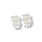 Boucles d'oreilles Boucles d’oreilles vintage en or blanc 18k et diamants 58 Facettes