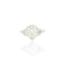 Bague 52.5 Bague poire halo en or blanc 18k et diamants 58 Facettes