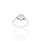 Bague 52.5 Bague poire halo en or blanc 18k et diamants 58 Facettes