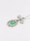 Collier Collier nœud Belle Époque en platine, émeraude et diamants 58 Facettes 1188.1