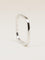 Bague 49 Dinh Van Square - Alliance carrée en or blanc 18k 58 Facettes 1206.1