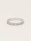Bague 54 Chaumet Bee My Love - Alliance en or blanc avec diamants 58 Facettes 1208.2