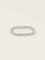 Bague 49 Dinh Van Square - Alliance carrée en or blanc 18k 58 Facettes 1206.1