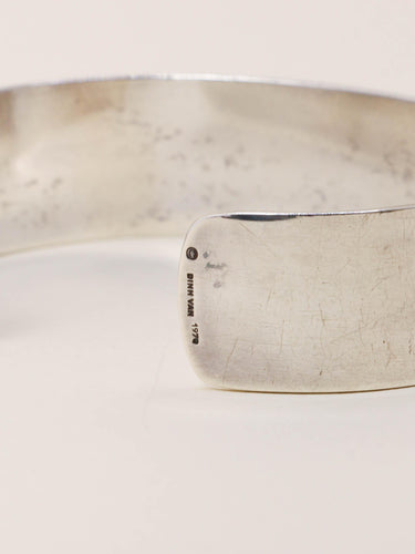 Bracelet Dinh Van Square - Bracelet jonc vintage carré en argent 58 Facettes 1205.1