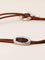 Collier Hermès Glenan - Collier en argent 925 et cuir marron 58 Facettes 1206.9