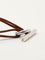 Collier Hermès Glenan - Collier en argent 925 et cuir marron 58 Facettes 1206.9