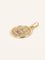 Pendentif Augis - Médaille Amour ronde en or jaune avec rubis et diamant 58 Facettes 1202.2