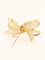 Broche Broche nœud papillon vintage en or jaune 18 carats 58 Facettes 1210.2