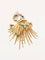 Broche Becker & Brasier - Broche volcan en or jaune 18 carats et émail 58 Facettes 1210.4