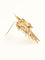 Broche Becker & Brasier - Broche volcan en or jaune 18 carats et émail 58 Facettes 1210.4