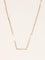Collier Chaîne vintage à maillons bâton et forçat en or jaune 18 carats 58 Facettes 1219.5