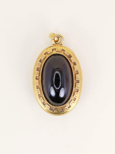 Pendentif Pendentif porte-photo en or jaune 18 carats aux grenats 58 Facettes 1236.1