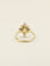 Bague 47.5 Bague marquise en or jaune 18k avec émeraude ovale et diamants 58 Facettes 1190.7