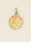 Pendentif Médaille zodiaque Sagittaire en or jaune 18 carats et rubis 58 Facettes 1194.1