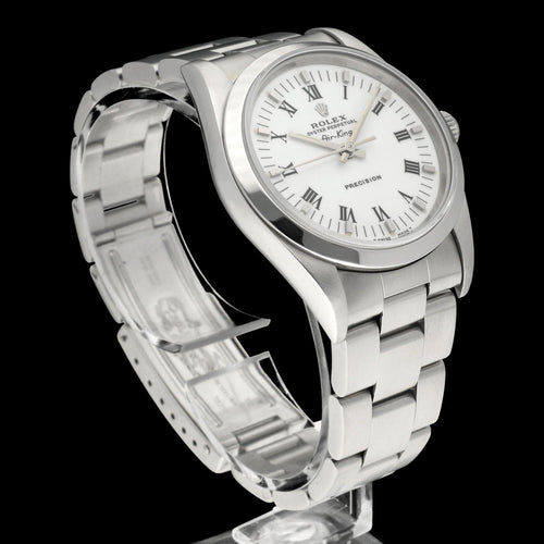 Montre Rolex Air-King Precision 14000 - Montre automatique en acier (1994) 58 Facettes ROL/AIK/149