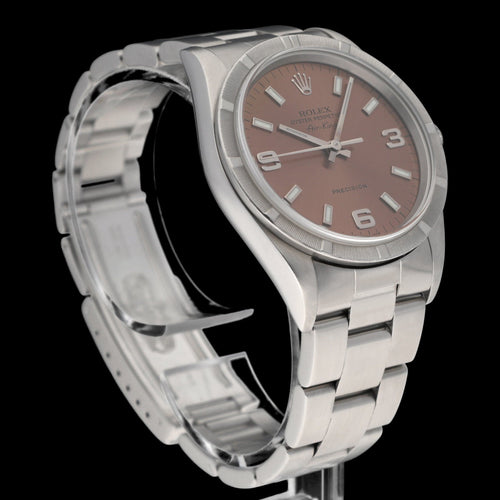 Montre Rolex Air King Precision 14010 - Montre automatique en acier 34 mm, 2000 58 Facettes ROL/AIK/195