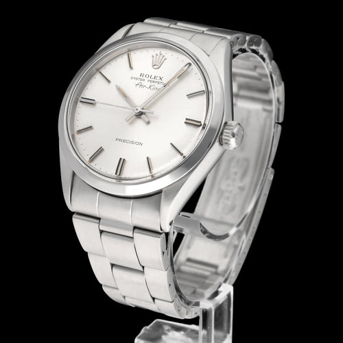 Montre Rolex Air-King Precision - Montre acier réf. 5500 (1973) avec boîte et papiers 58 Facettes ROL/AIK/199