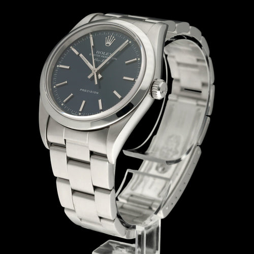 Montre Rolex Air King Precision 14000 - Montre automatique en acier 34 mm 58 Facettes ROL/AIK/201