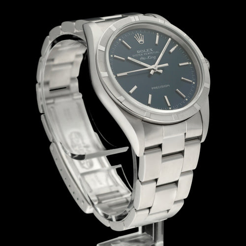 Montre Rolex Air-King Precision - Montre acier réf. 14010 (2001) avec boîte et papiers 58 Facettes ROL/AIK/202