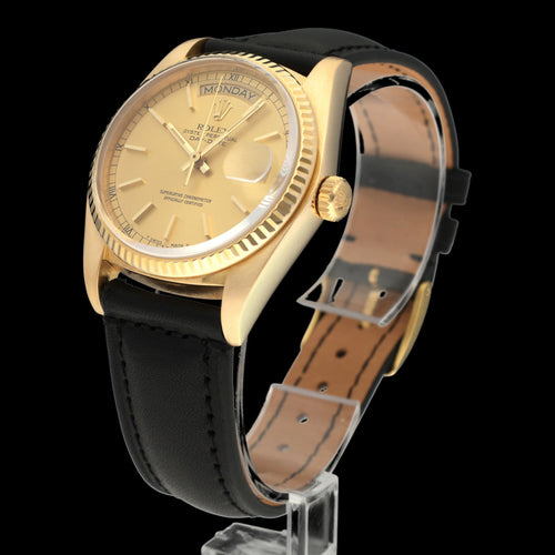 Montre Rolex Day-Date 36 - Montre automatique réf. 18038 en or jaune (1983) 58 Facettes ROL/DDT/020