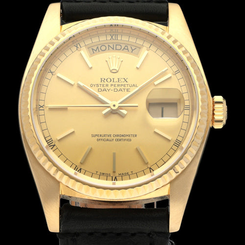 Montre Rolex Day-Date 36 - Montre automatique réf. 18038 en or jaune (1983) 58 Facettes ROL/DDT/020