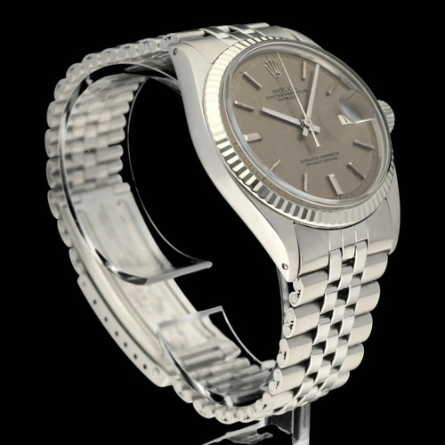 Montre Rolex Datejust 1601 - Montre 36 mm cadran lin gris (1972) 58 Facettes ROL/DJ1/1144