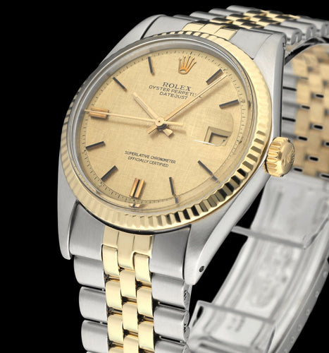 Montre Rolex Datejust 1601 - Montre automatique 36 mm (1973), cadran lin 58 Facettes ROL/DJ1/1224