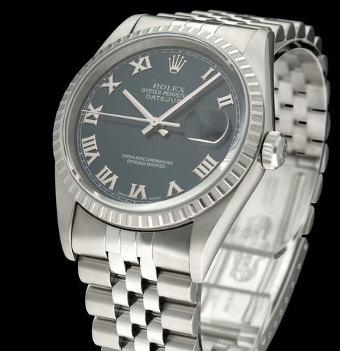 Montre Rolex Datejust 16220 - Montre 36 mm en acier (2001) avec boîte et papiers 58 Facettes ROL/DJ1/1288