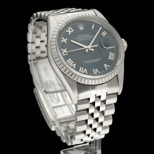 Montre Rolex Datejust 16220 - Montre 36 mm en acier (2001) avec boîte et papiers 58 Facettes ROL/DJ1/1288
