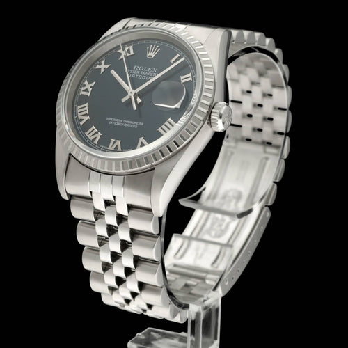 Montre Rolex Datejust 16220 - Montre 36 mm en acier (2001) avec boîte et papiers 58 Facettes ROL/DJ1/1288